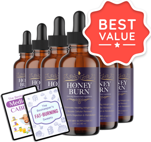 HoneyBurn - 6 Bottles + 2  Ebooks