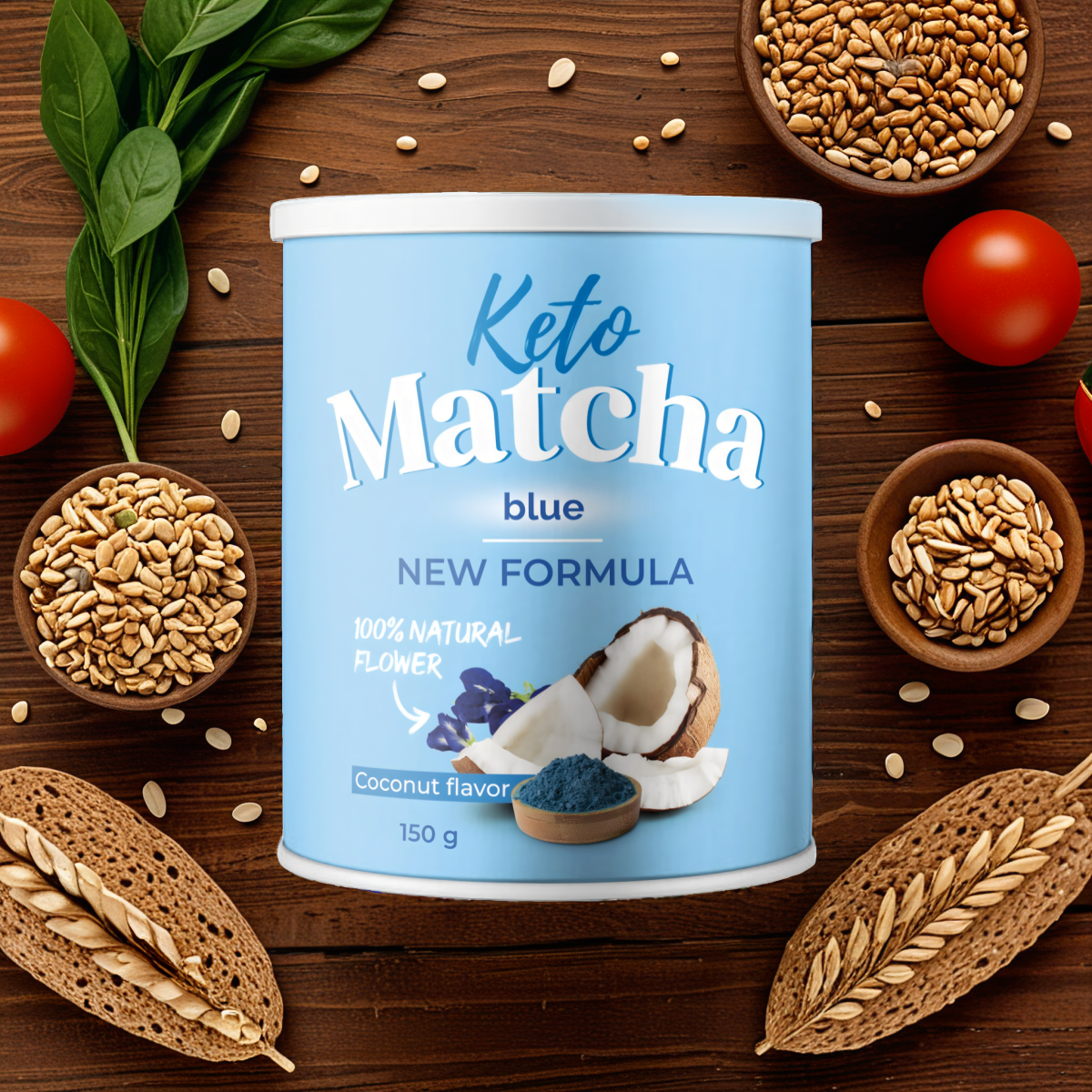 Keto Matcha Blue