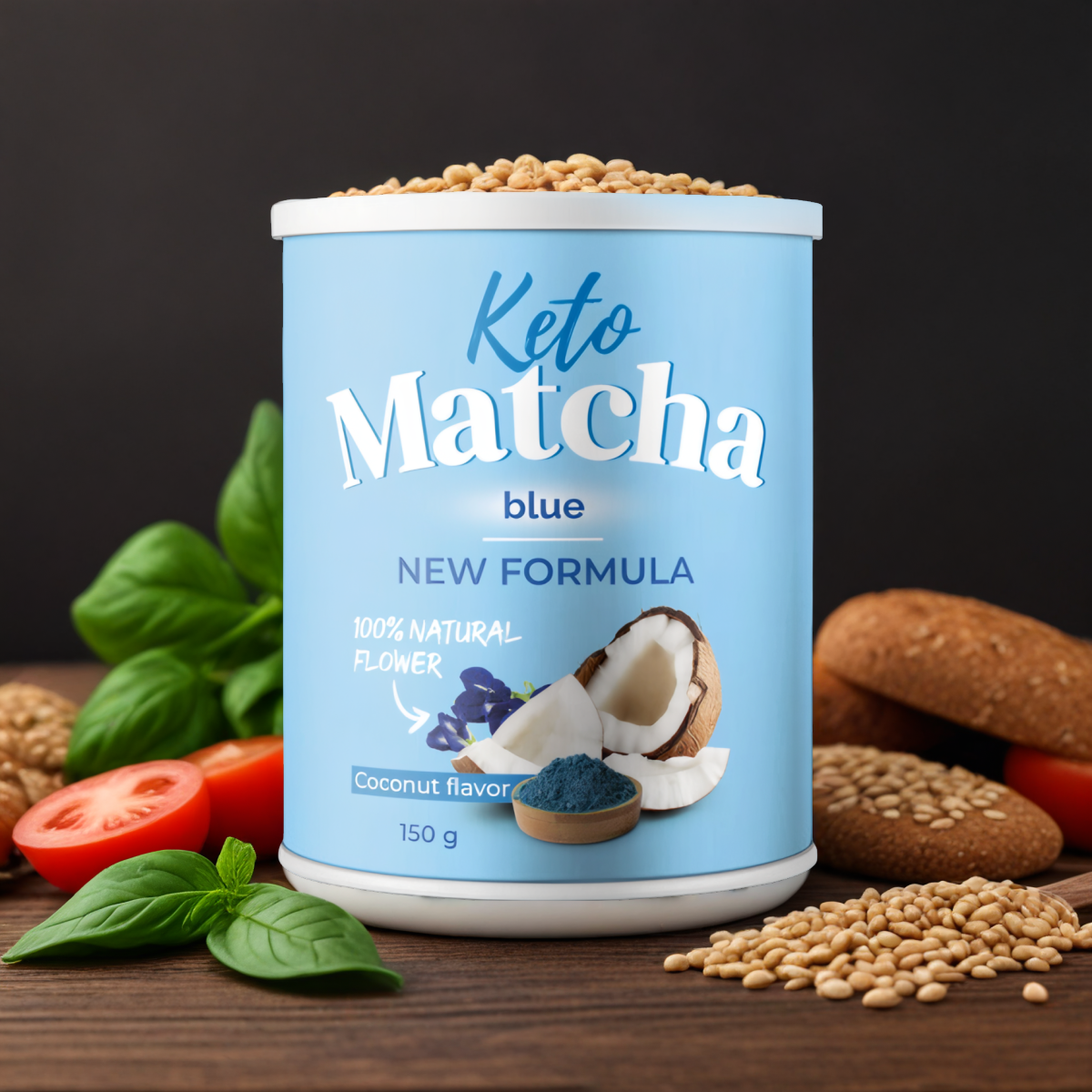 Keto Matcha Blue